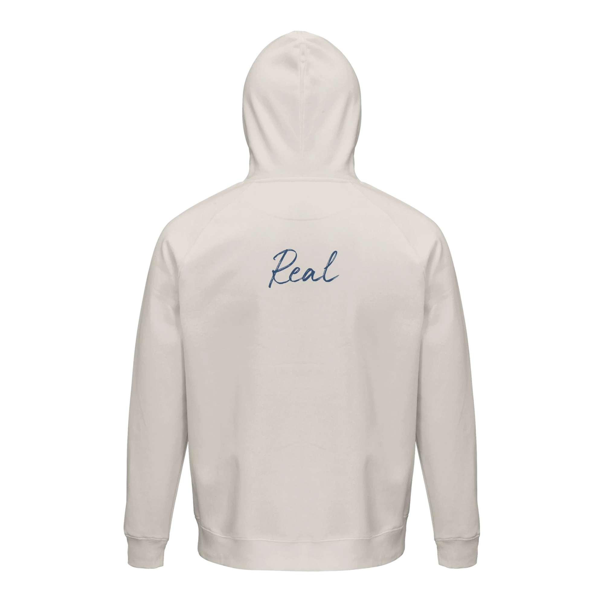 Real - "Around and Around" Hoodie Off White XS 5
