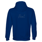 Real - "Around and Around" Hoodie Royal Blue XS 2