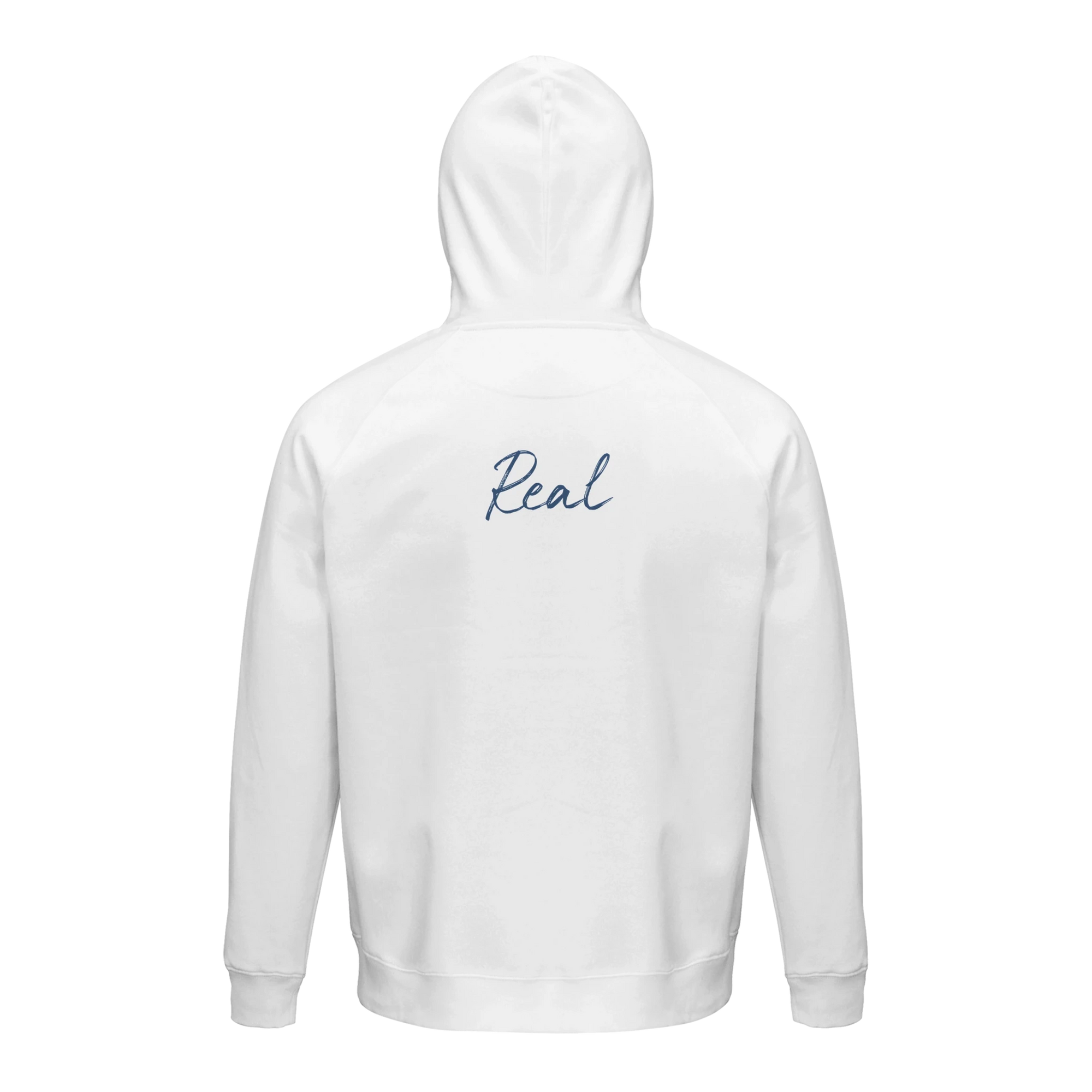 Real - "Around and Around" Hoodie White XS 15