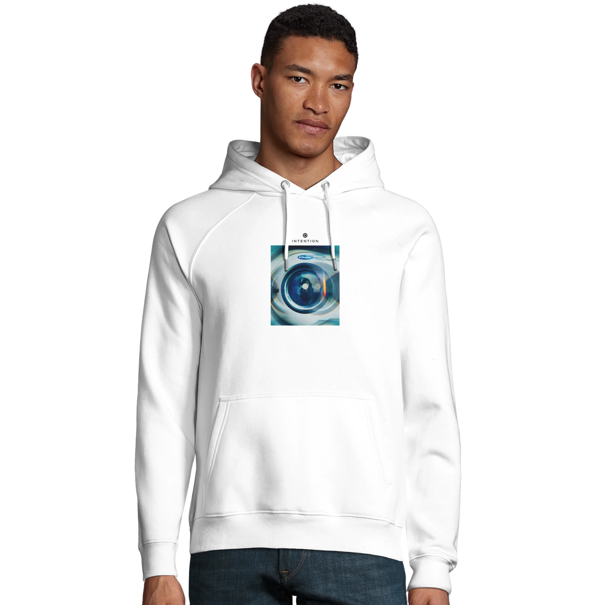 Real - "Around and Around" Hoodie White XS 16