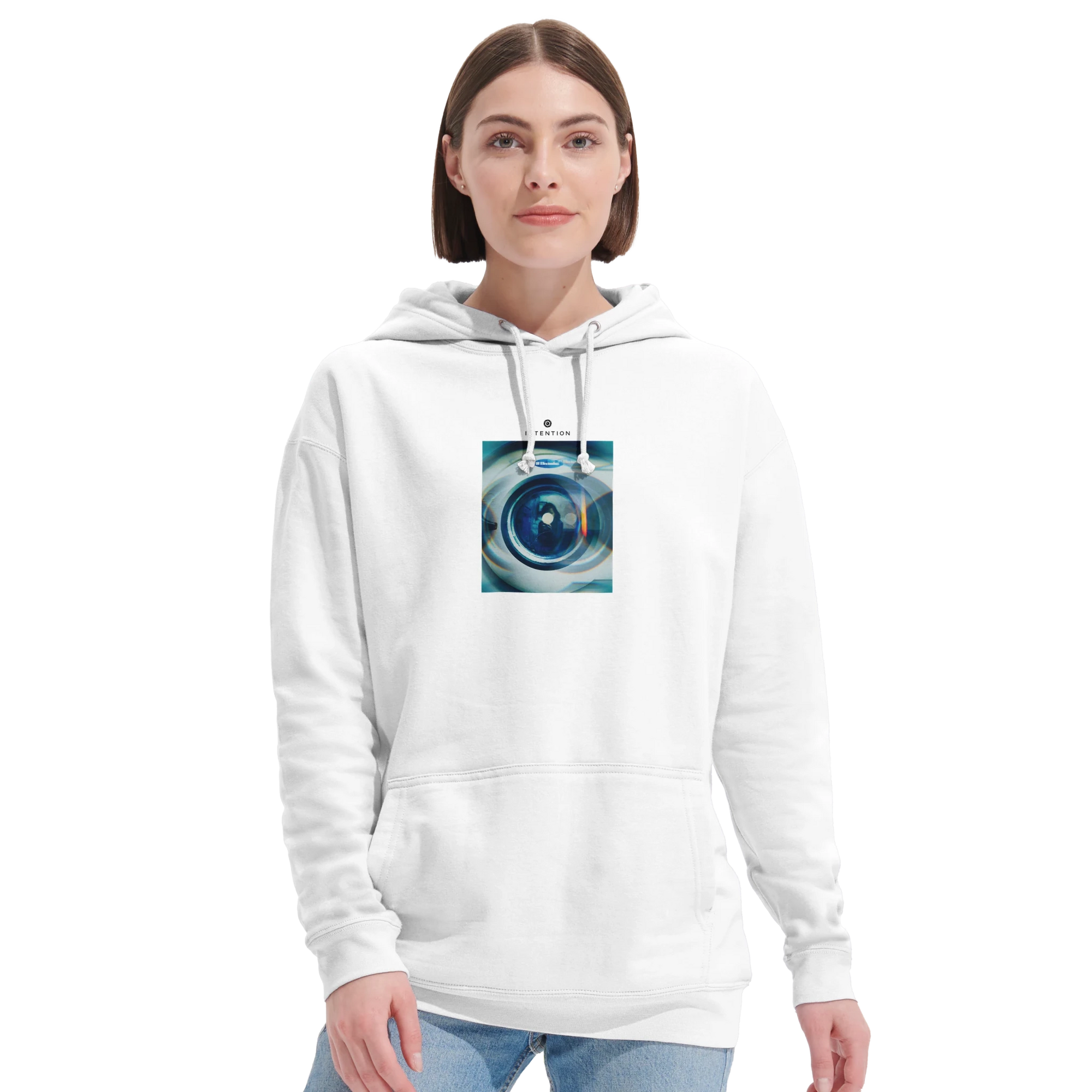 Real - "Around and Around" Hoodie White XS 5