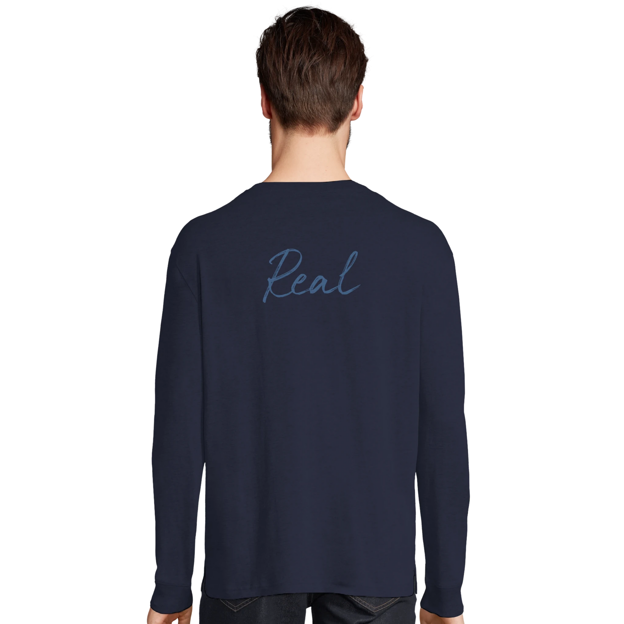 Real - "Around and Around" Long sleeve French Navy XS 4