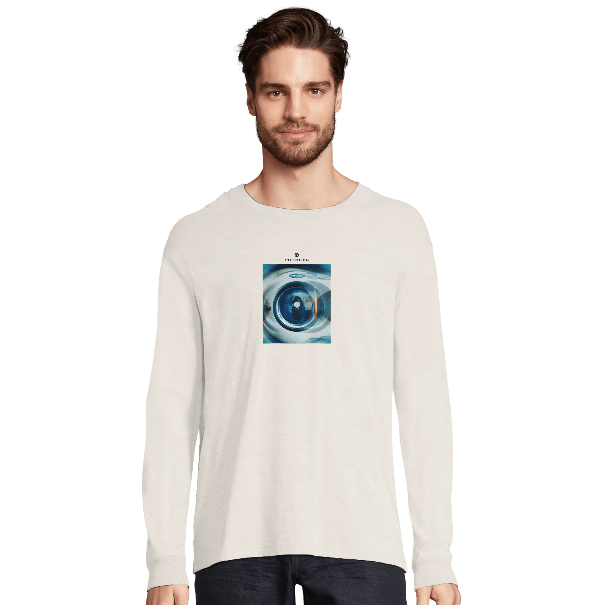 Real - "Around and Around" Long sleeve Off White XS 3