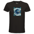 Real - "Around and Around" T-shirt Deep Black 1