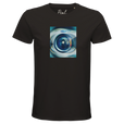 Real - "Around and Around" T-shirt Deep Black 1