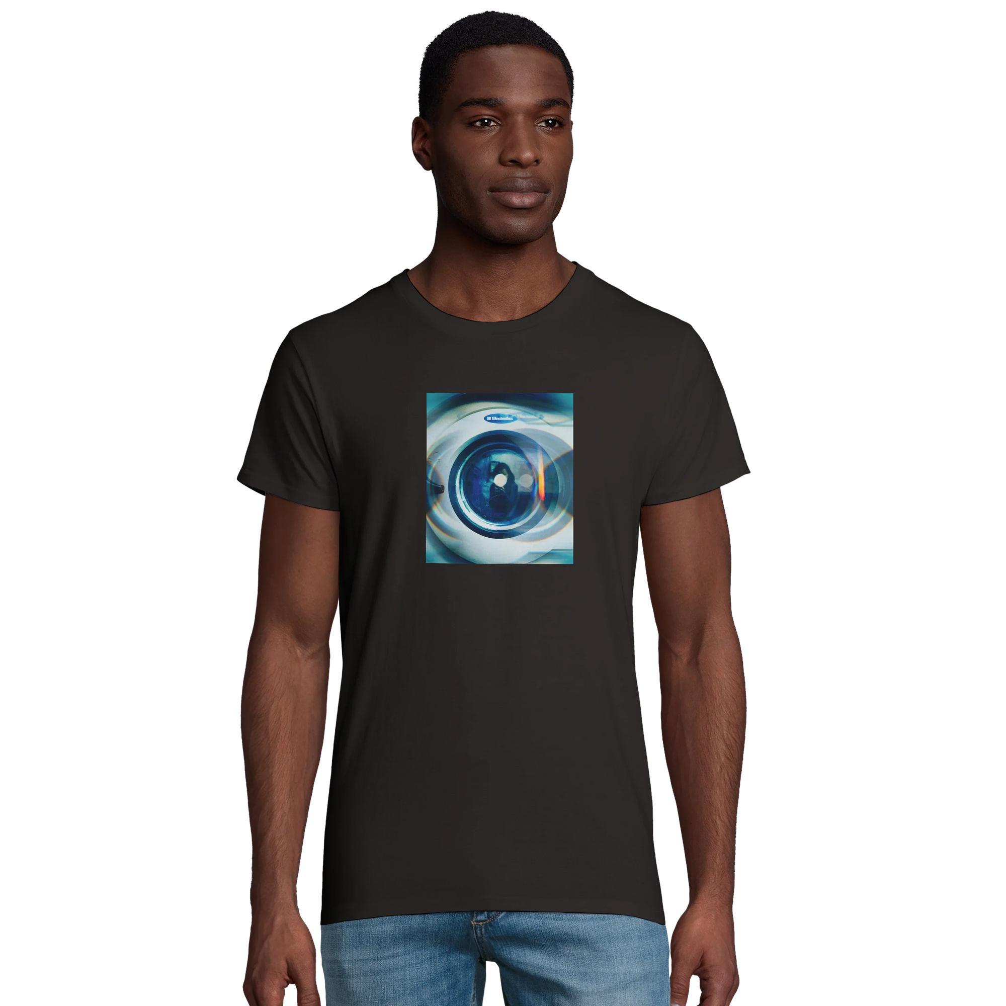 Real - "Around and Around" T-shirt Deep Black 4
