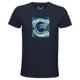 Real - "Around and Around" T-shirt French Navy 1