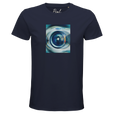 Real - "Around and Around" T-shirt French Navy 1