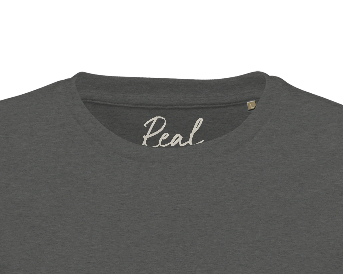 Real - "Around and Around" T-shirt Grey Melange 2