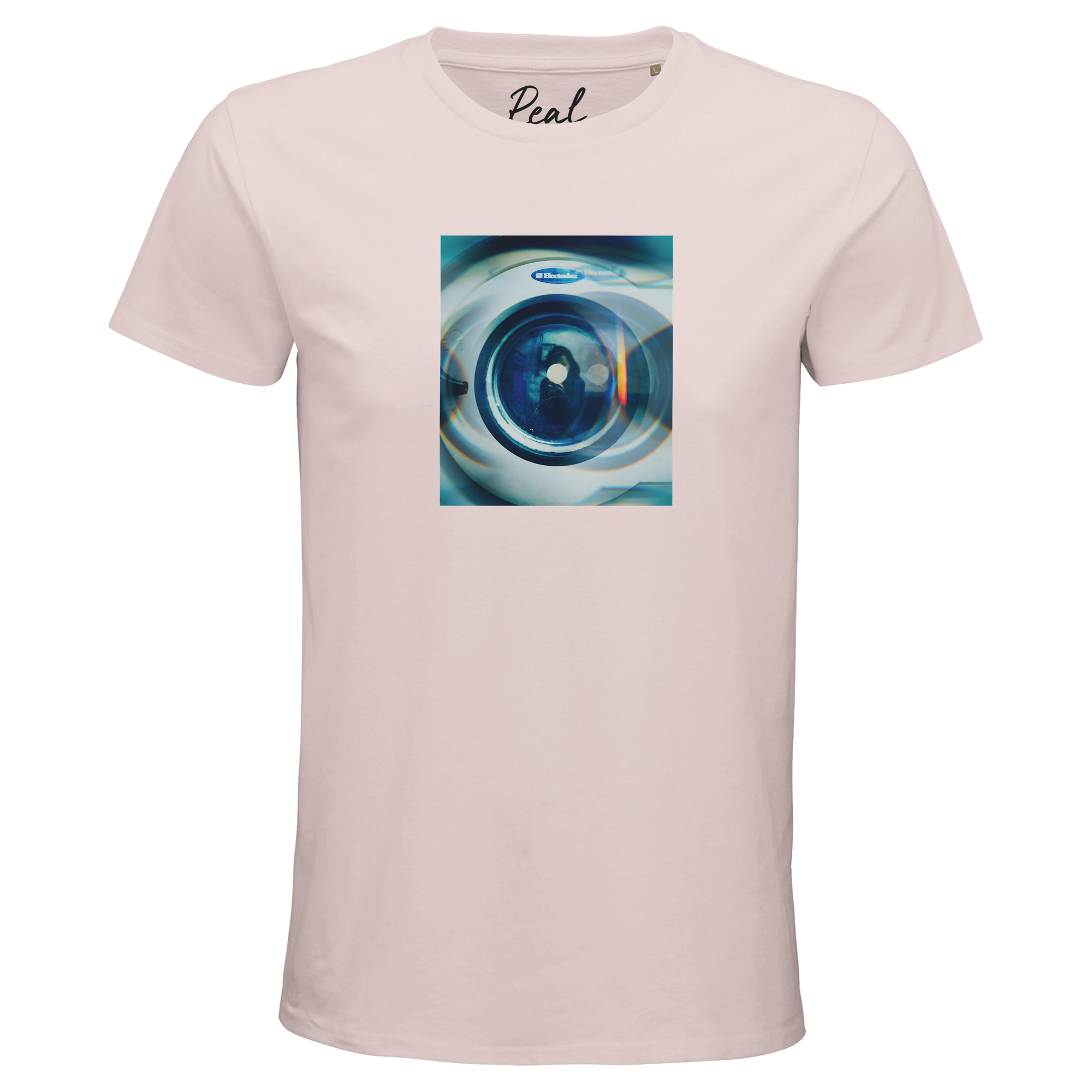 Real - "Around and Around" T-shirt Pale Pink 1