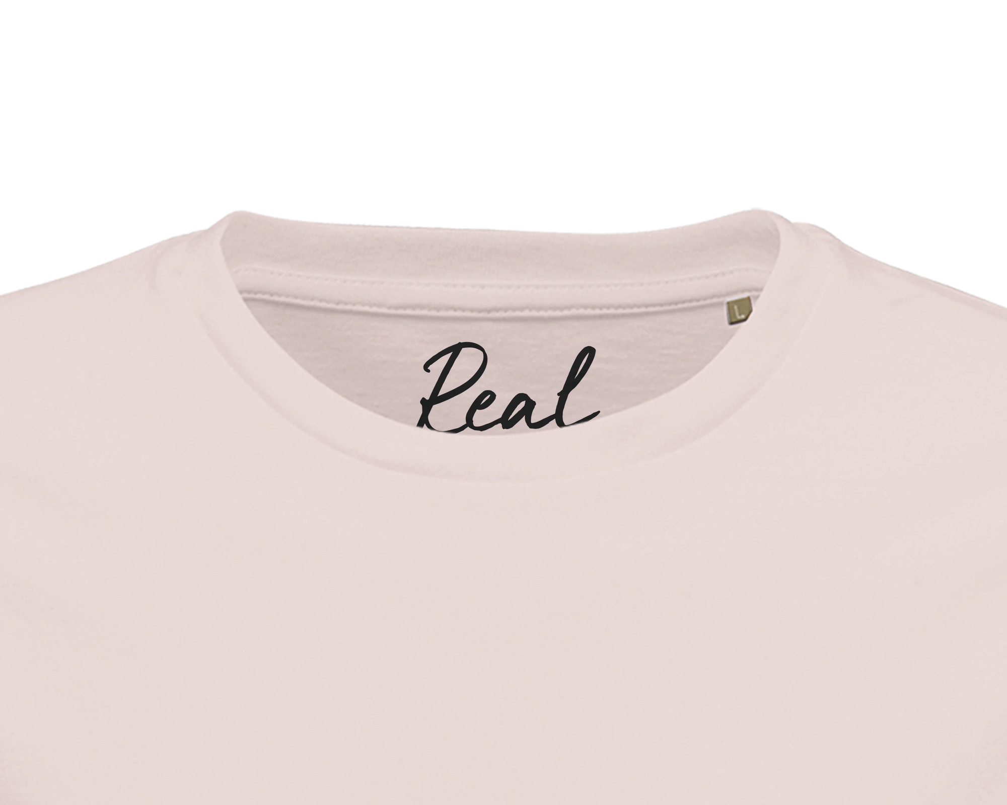 Real - "Around and Around" T-shirt Pale Pink 2