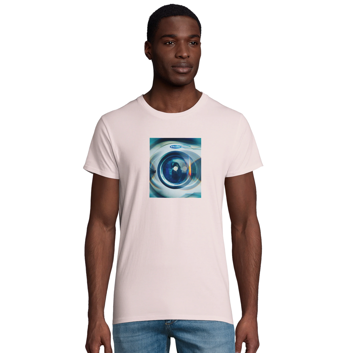 Real - "Around and Around" T-shirt Pale Pink 4