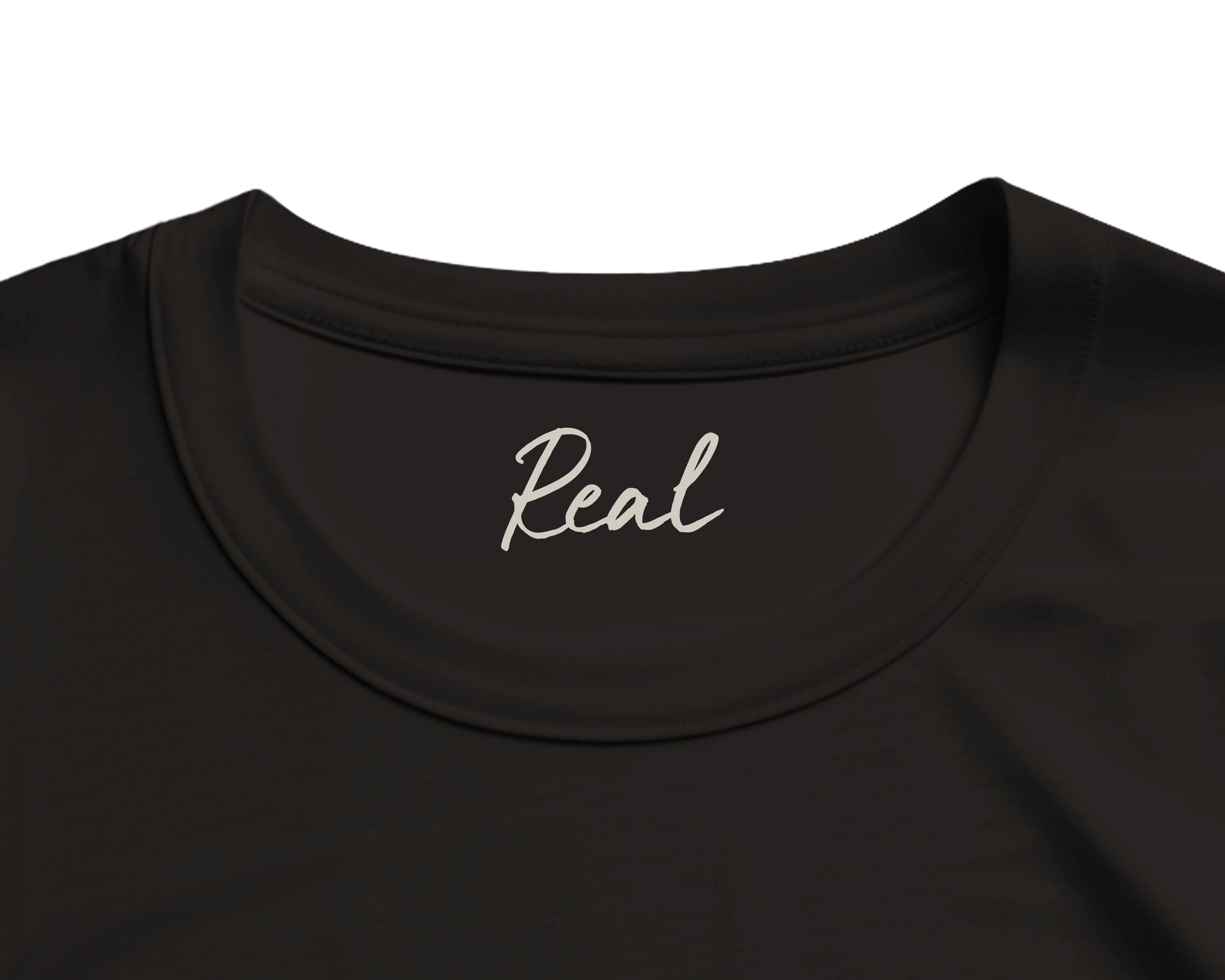 Real - "Around and Around" T-shirt Deep Black 2
