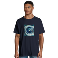 Real - "Around and Around" T-shirt French Navy 4