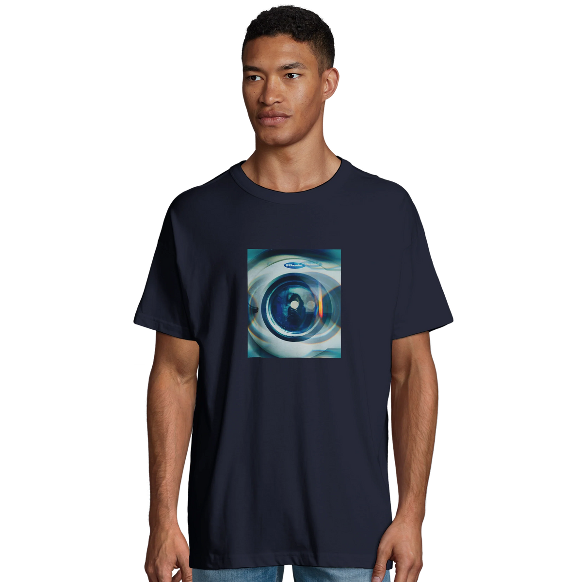 Real - "Around and Around" T-shirt French Navy 4