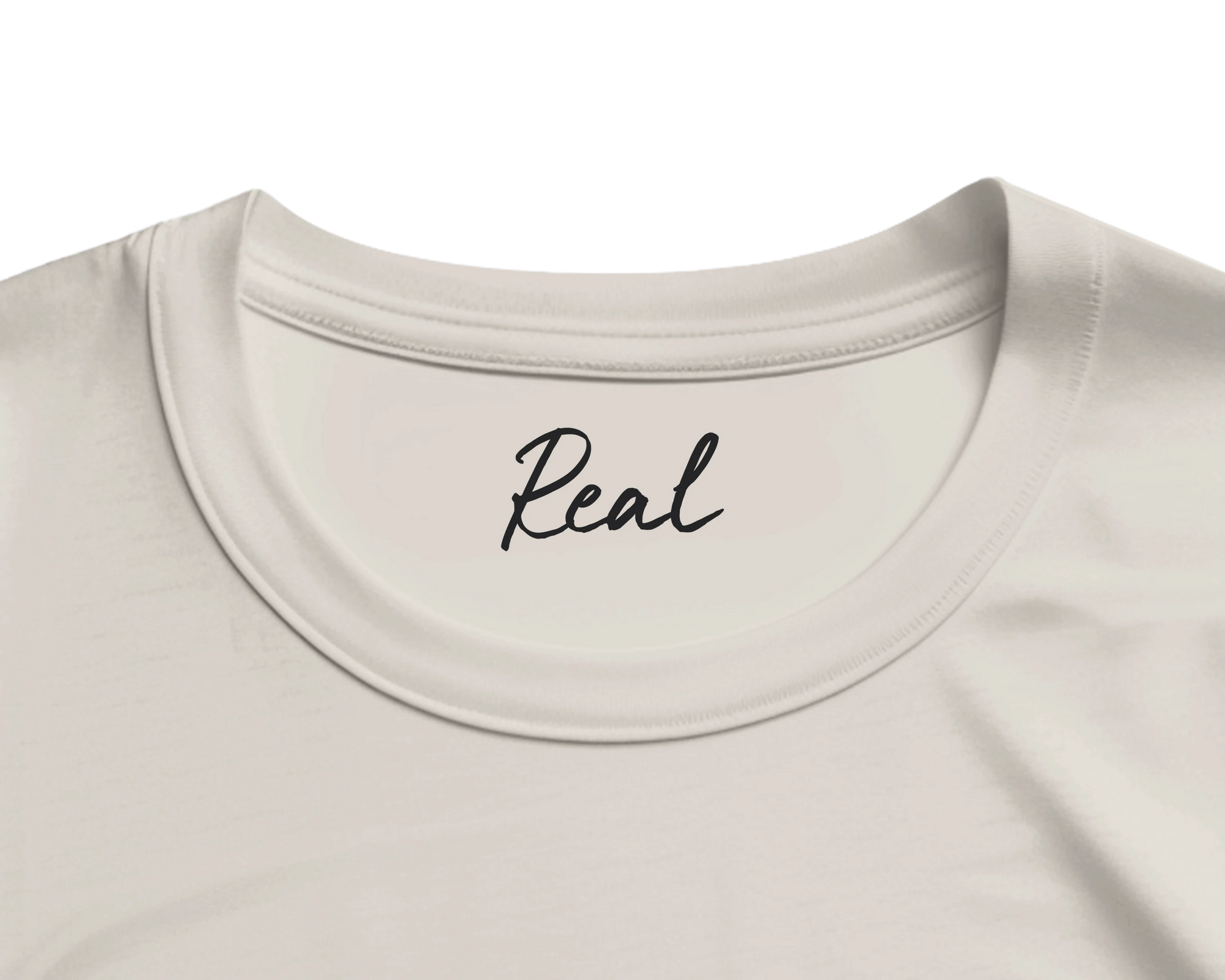 Real - "Around and Around" T-shirt Off White 2