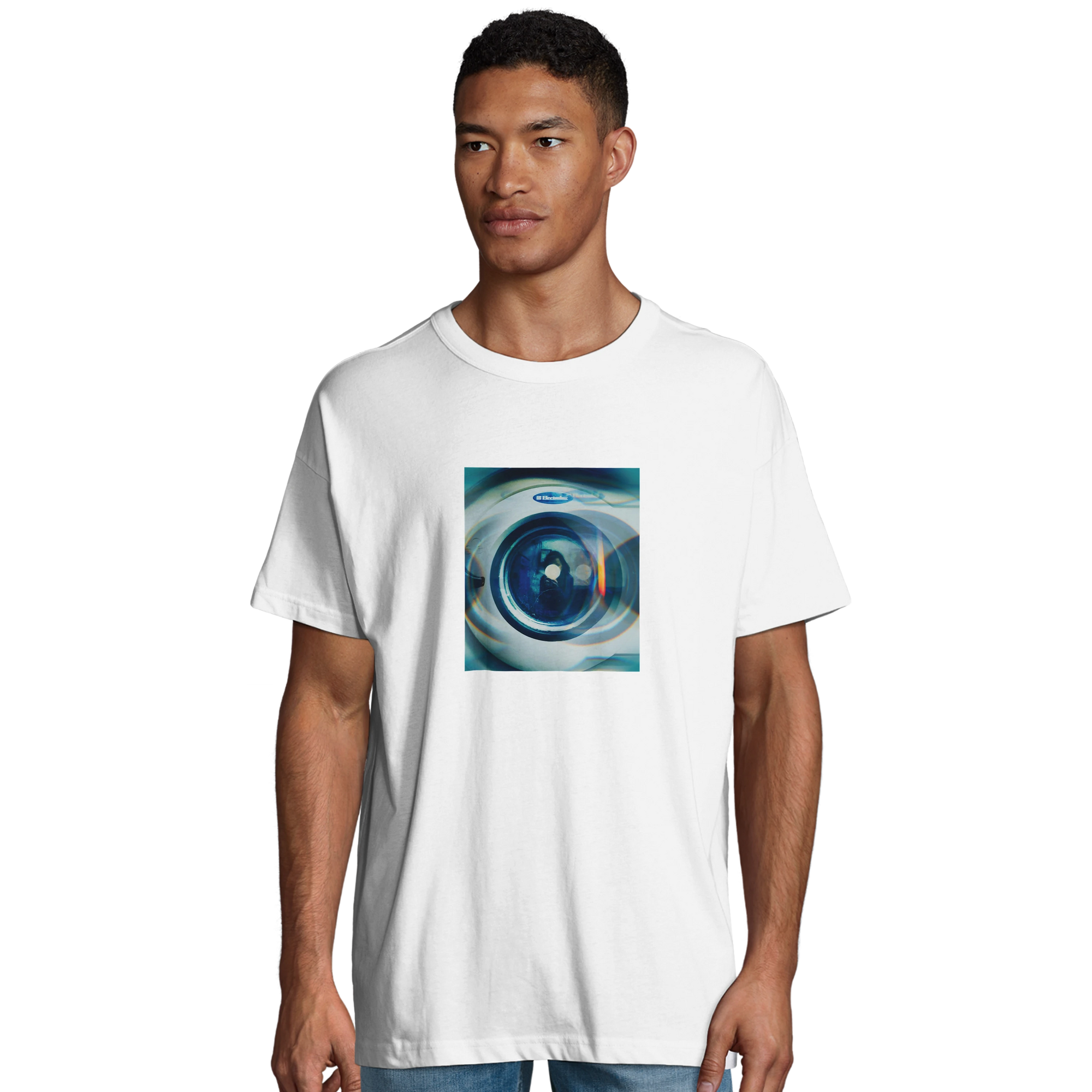 Real - "Around and Around" T-shirt White 4
