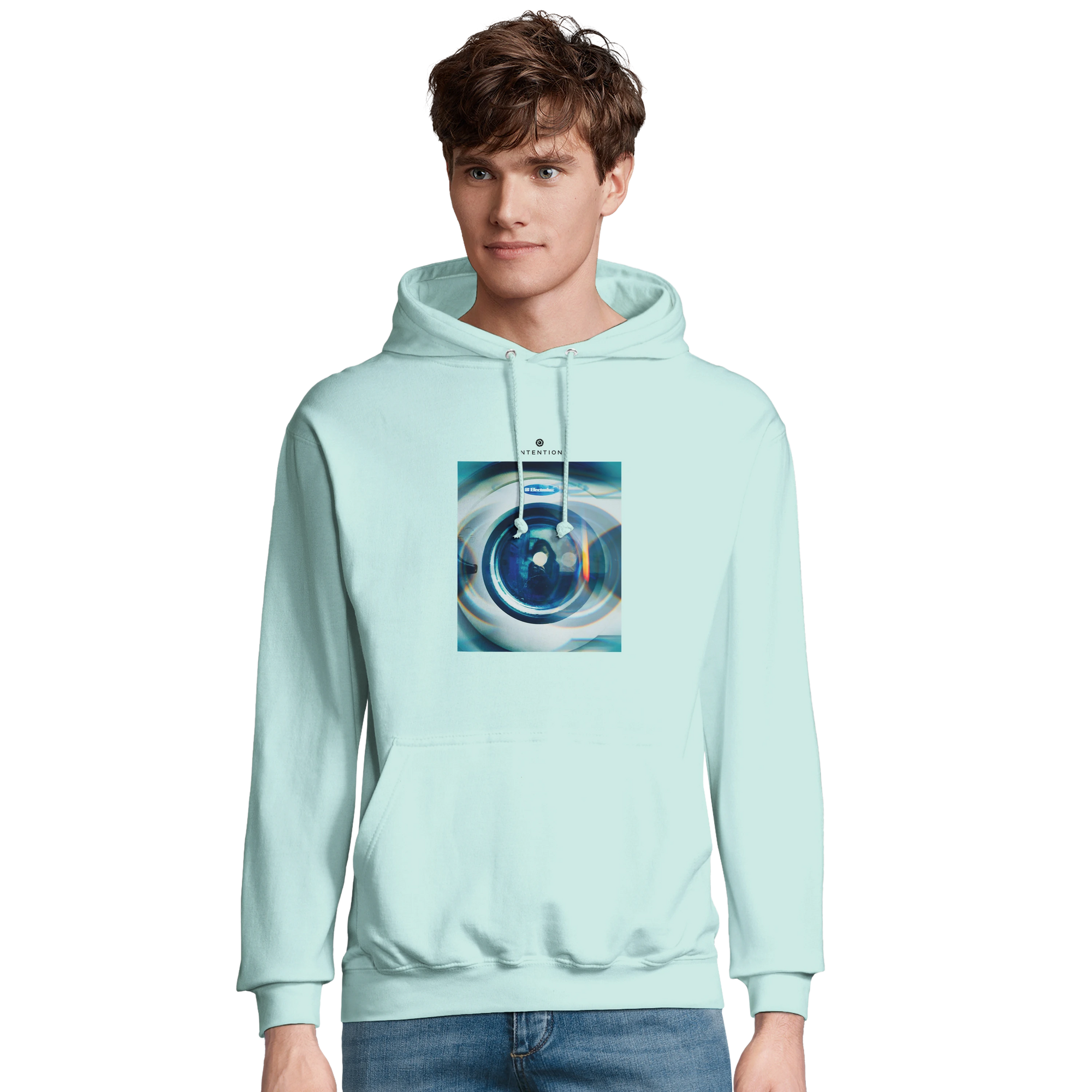 Real - "Around and Around" Hoodie arctic blue 3