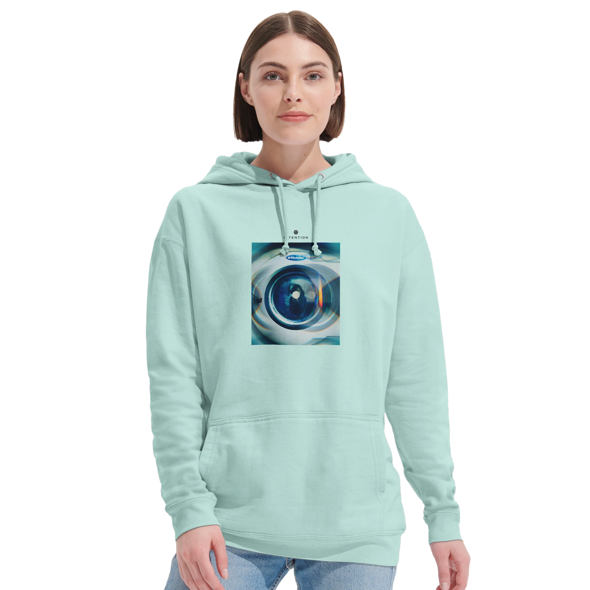 Real - "Around and Around" Hoodie arctic blue 5