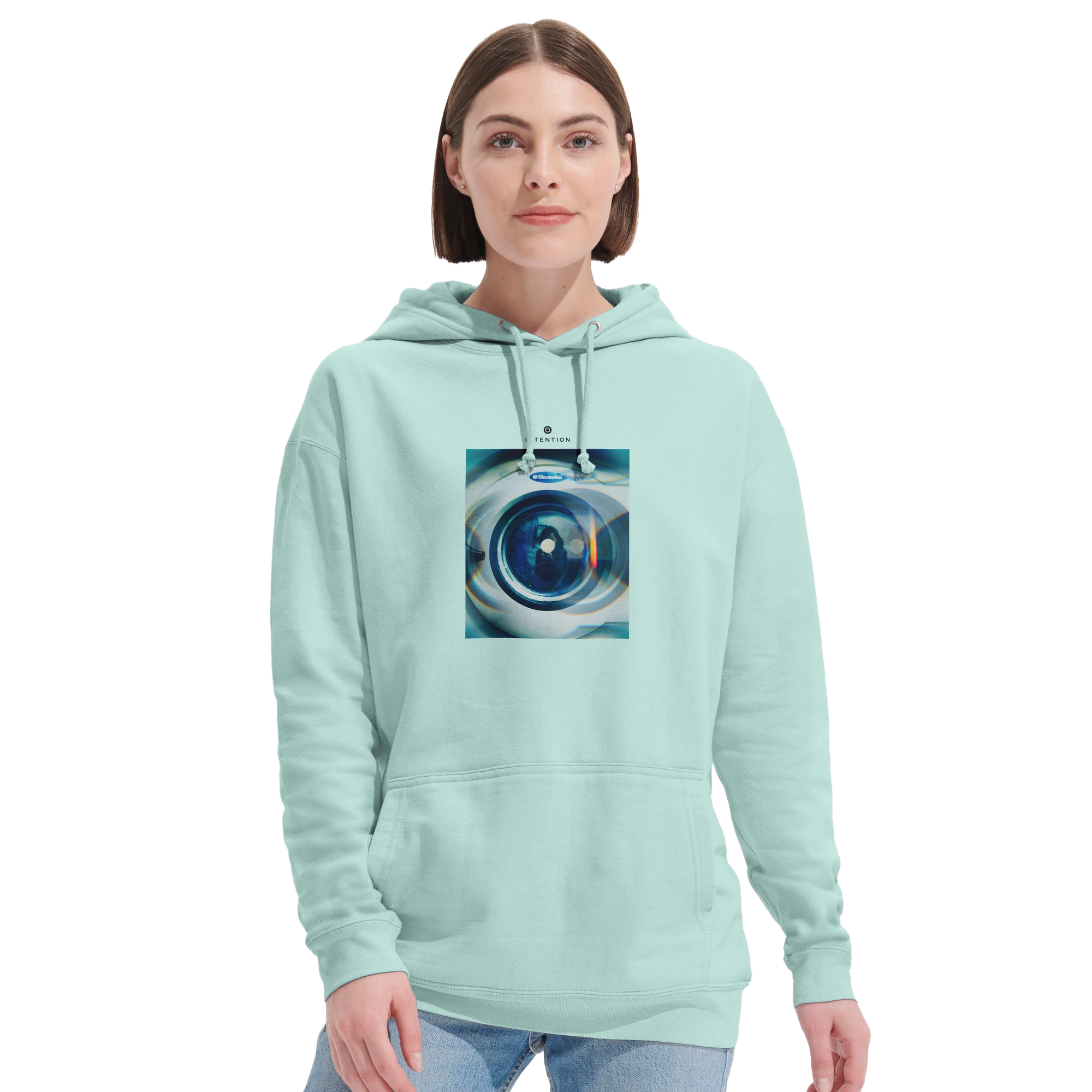 Real - "Around and Around" Hoodie arctic blue 5