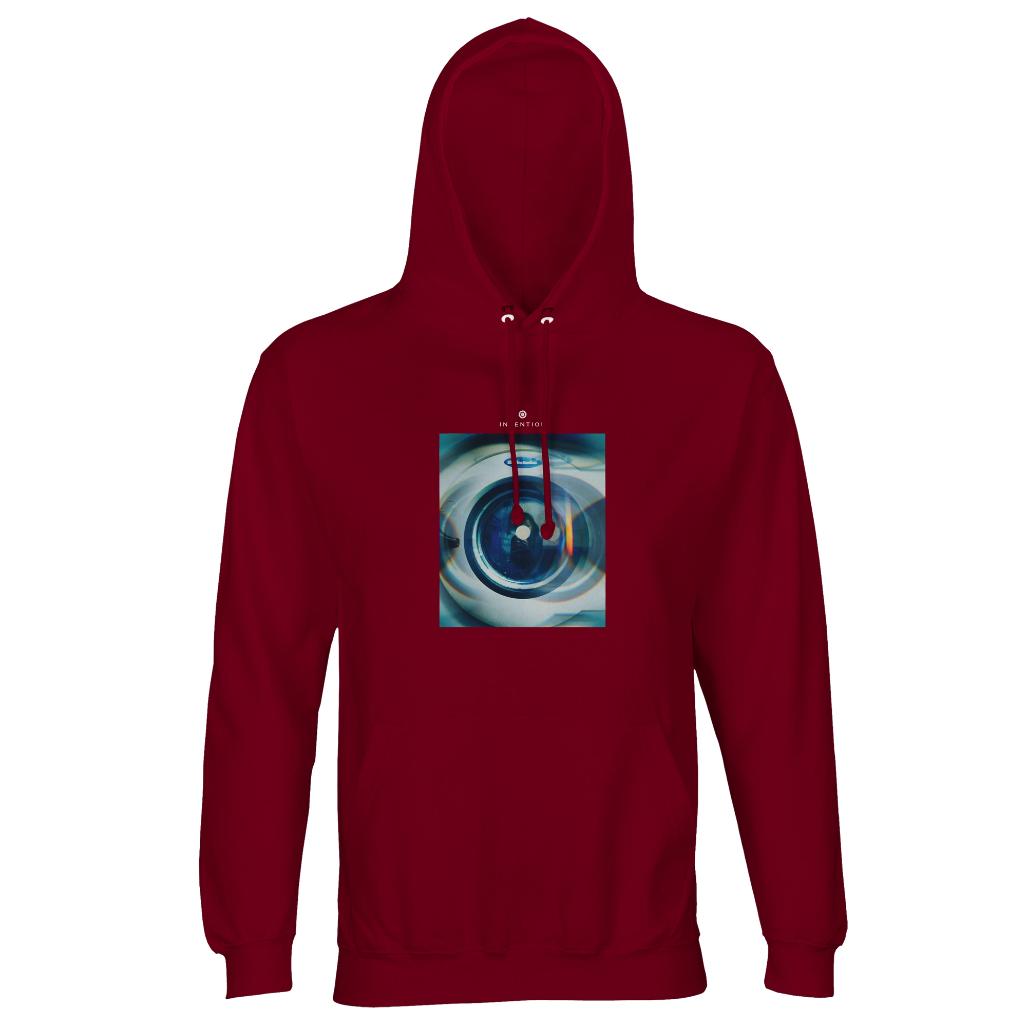Real - "Around and Around" Hoodie Burgundy 1