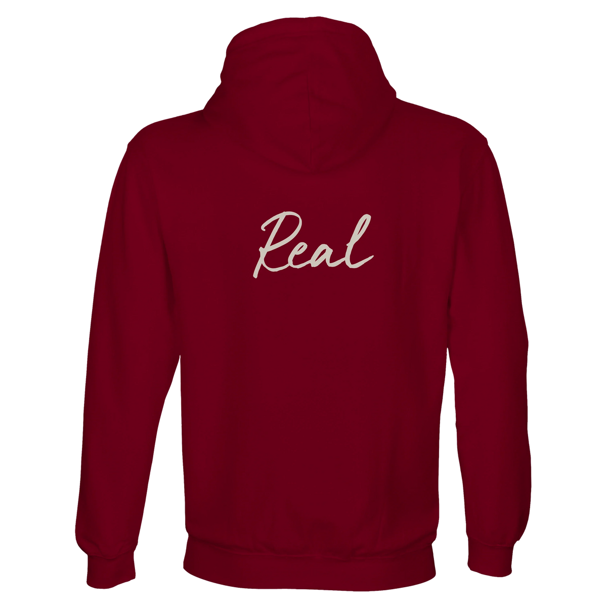 Real - "Around and Around" Hoodie Burgundy 2