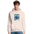Real - "Around and Around" Hoodie creamy pink 3
