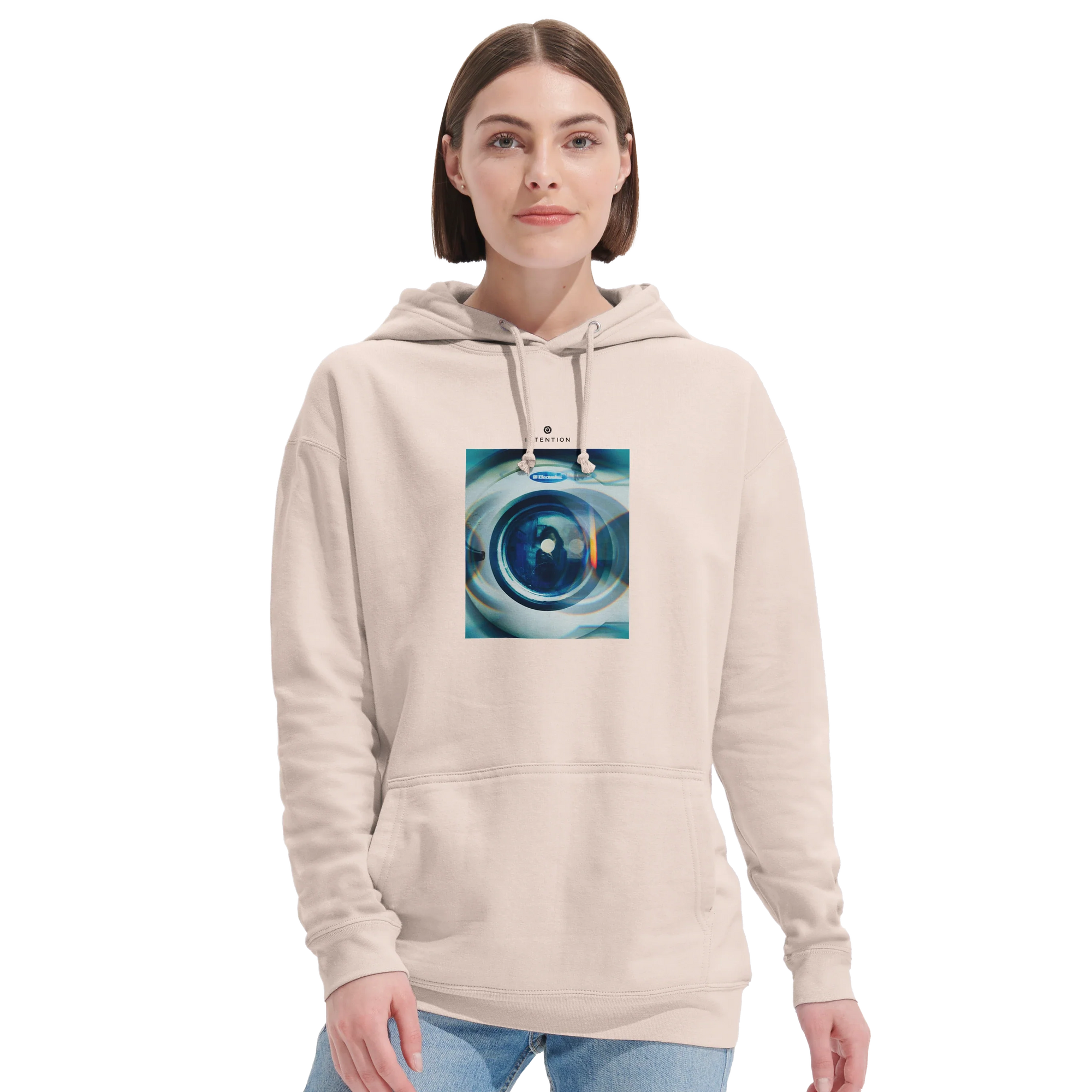 Real - "Around and Around" Hoodie creamy pink 5