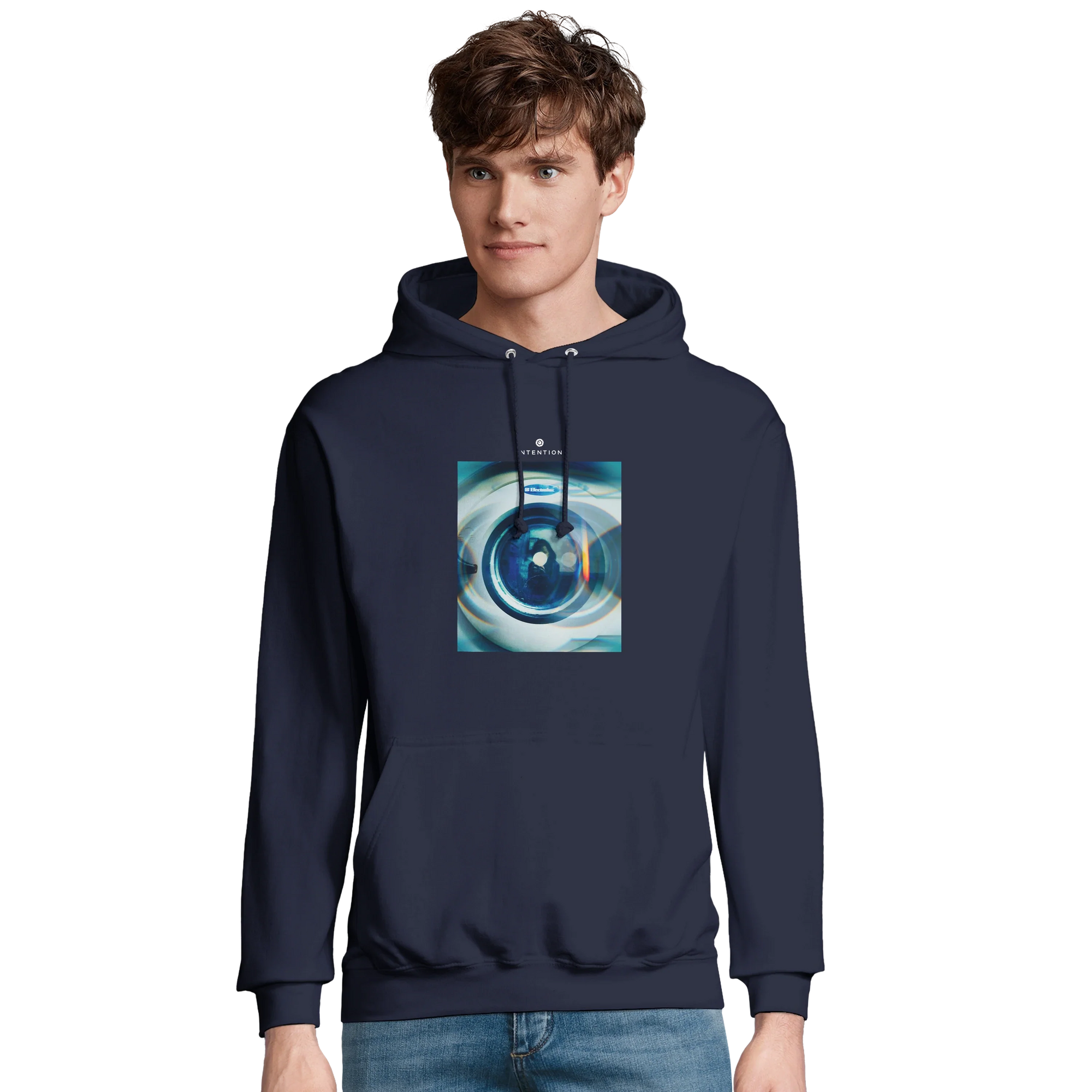 Real - "Around and Around" Hoodie French Navy 3