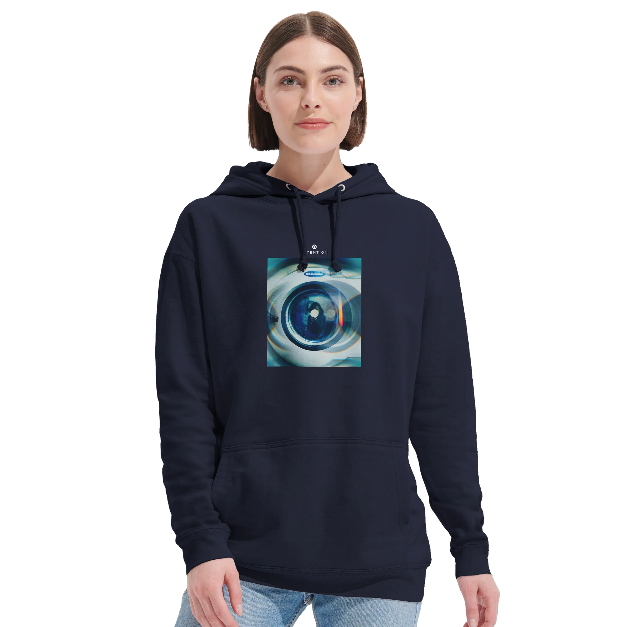 Real - "Around and Around" Hoodie French Navy 5