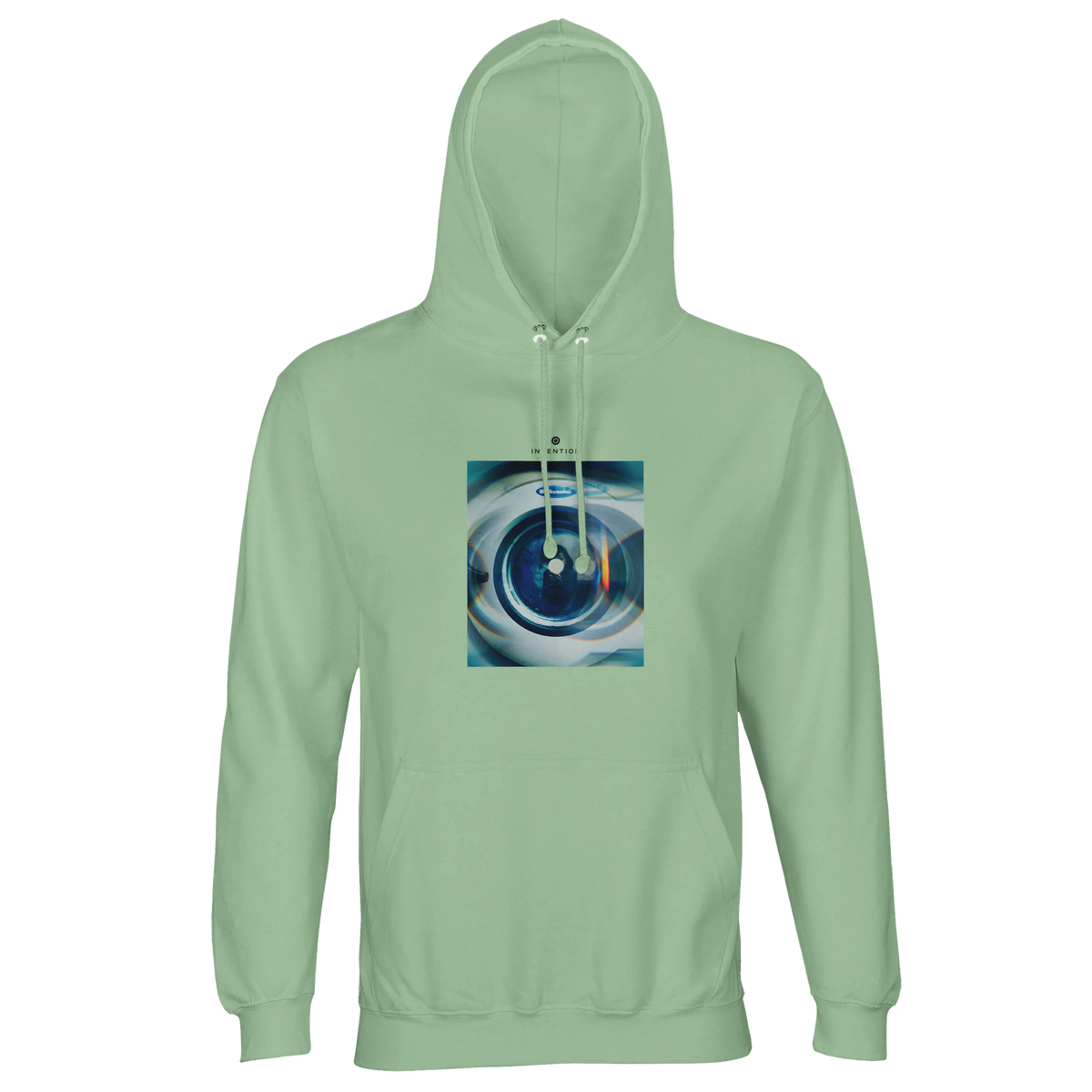 Real - "Around and Around" Hoodie frozen green 1