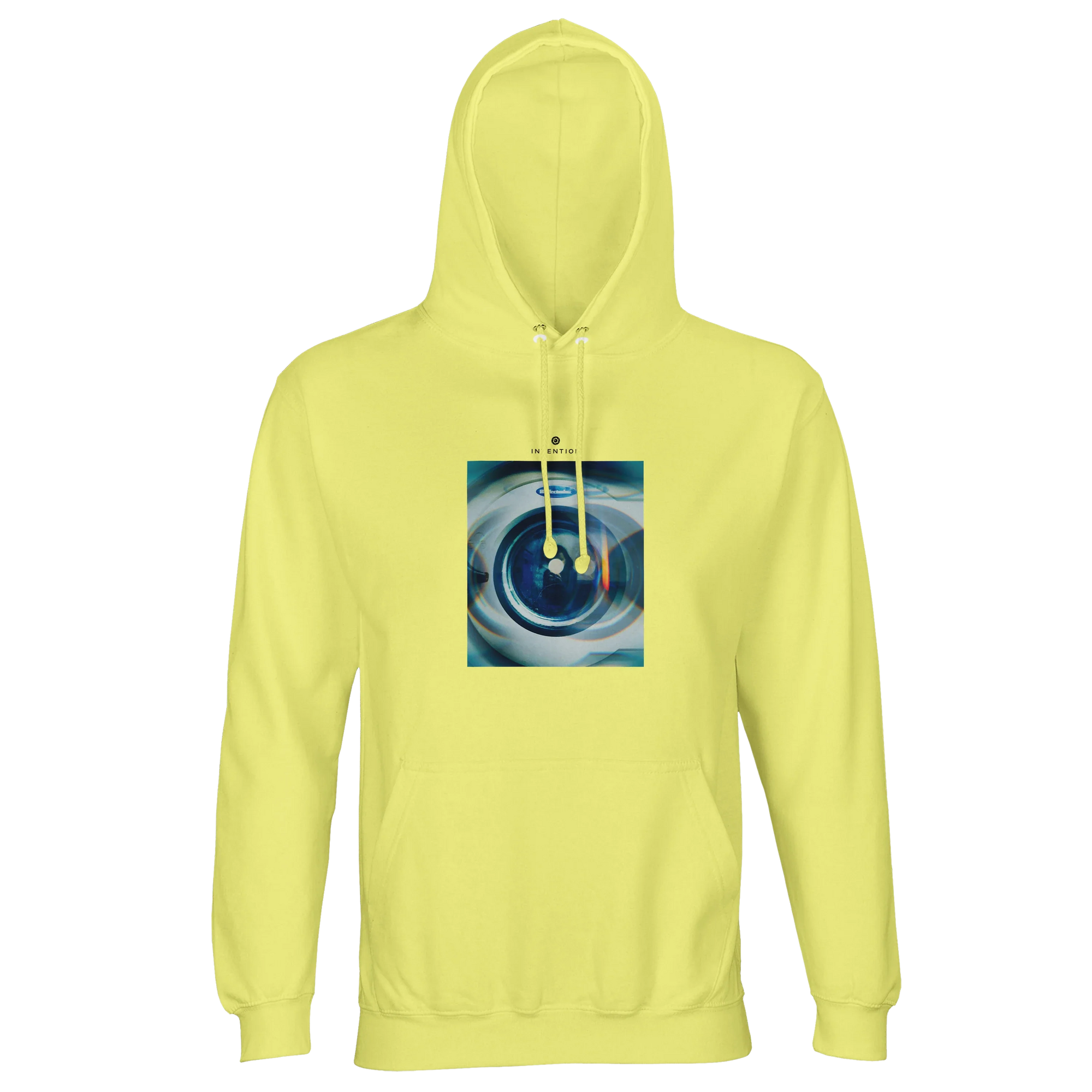 Real - "Around and Around" Hoodie Light Yellow 1