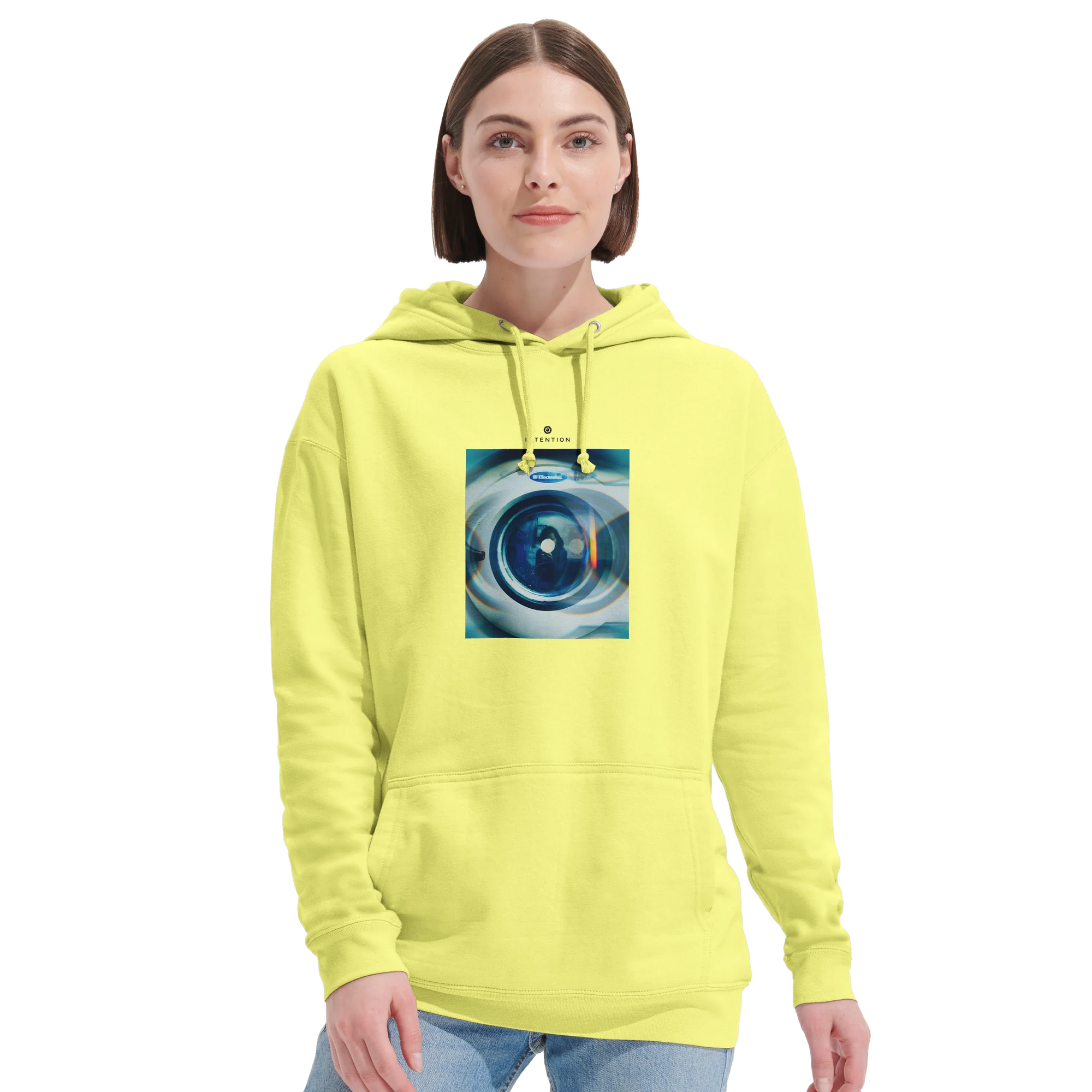 Real - "Around and Around" Hoodie Light Yellow 5