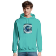 Real - "Around and Around" Hoodie pool blue 3