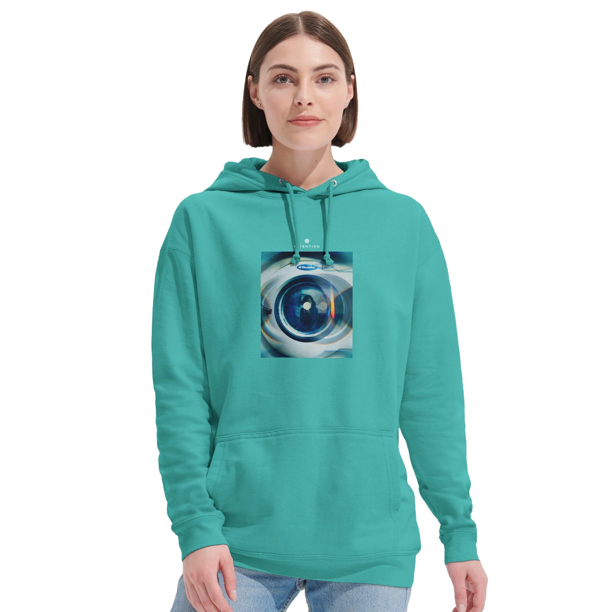 Real - "Around and Around" Hoodie pool blue 5