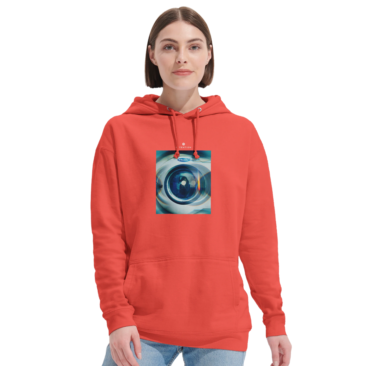 Real - "Around and Around" Hoodie pop orange 5