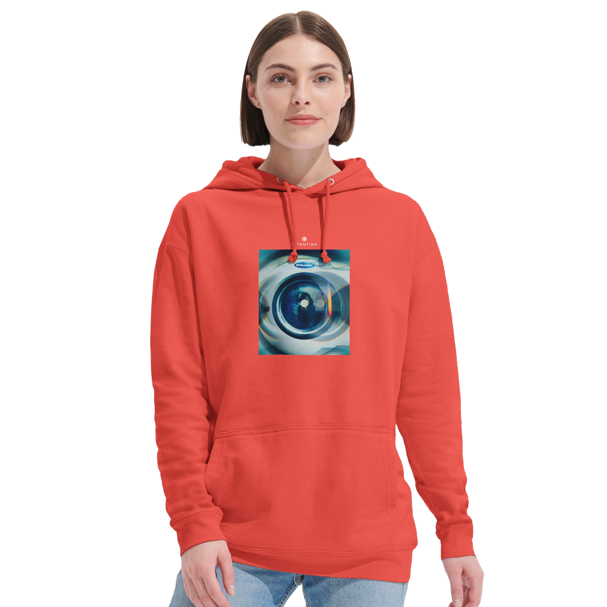 Real - "Around and Around" Hoodie pop orange 5