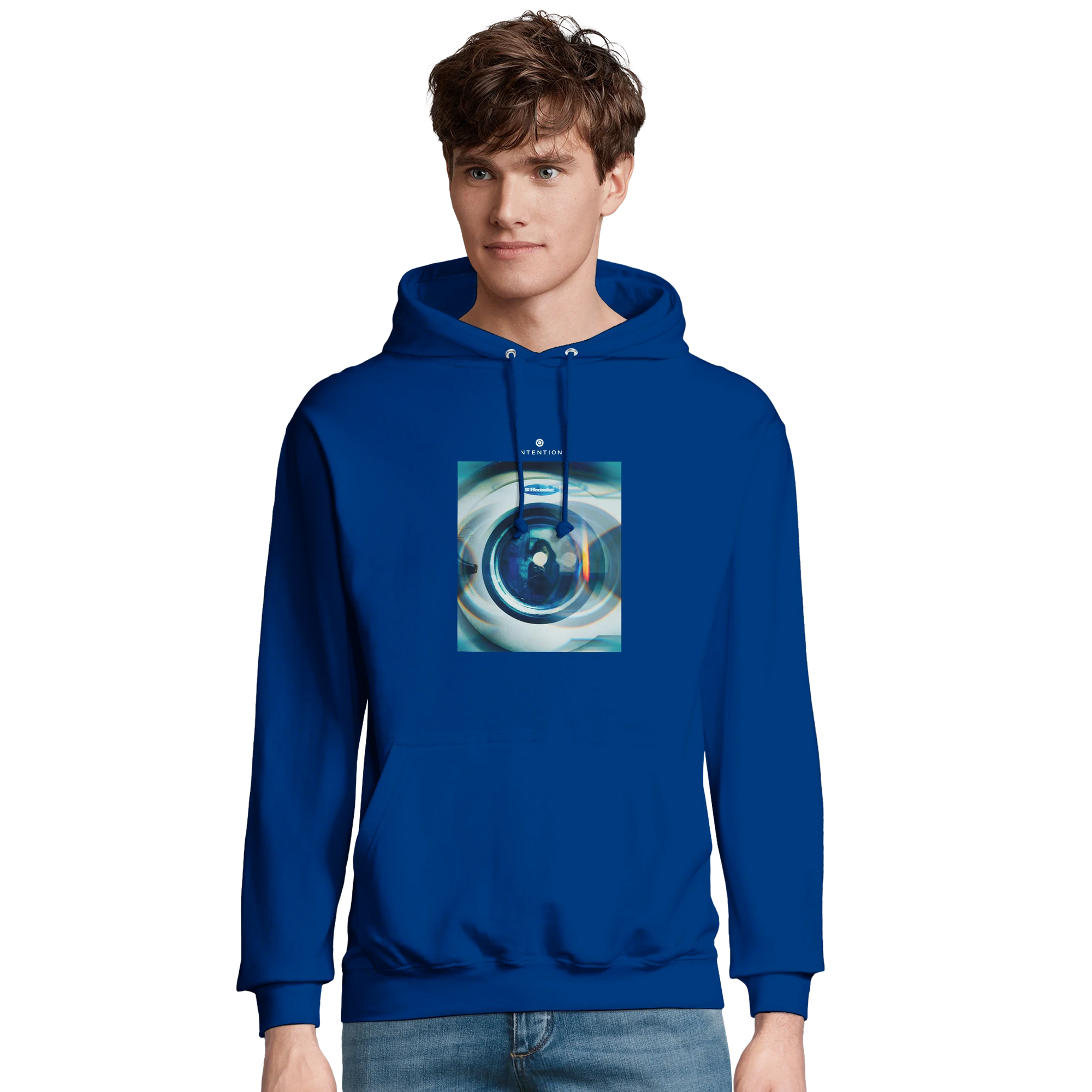 Real - "Around and Around" Hoodie Royal Blue 3
