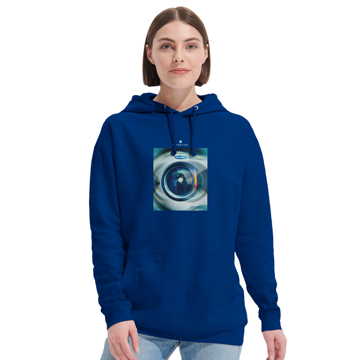 Real - "Around and Around" Hoodie Royal Blue 5