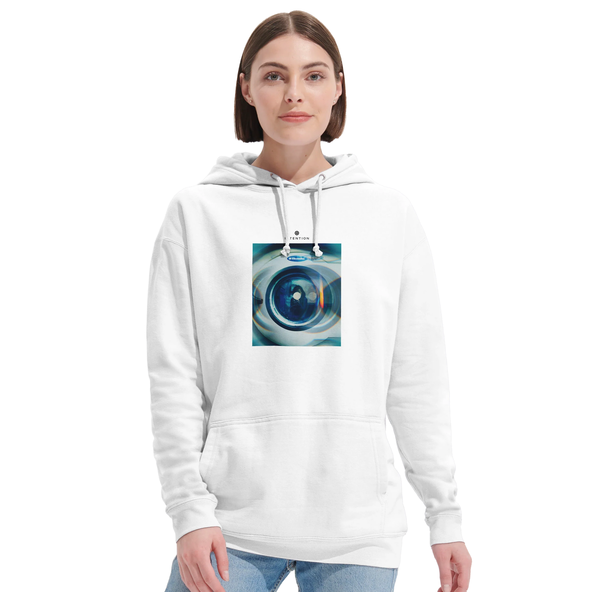 Real - "Around and Around" Hoodie White 5