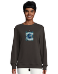Real - "Around and Around" Sweatshirt deep charcoal grey XS 5