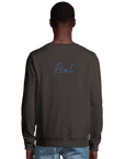 Real - "Around and Around" Sweatshirt deep charcoal grey XS 4