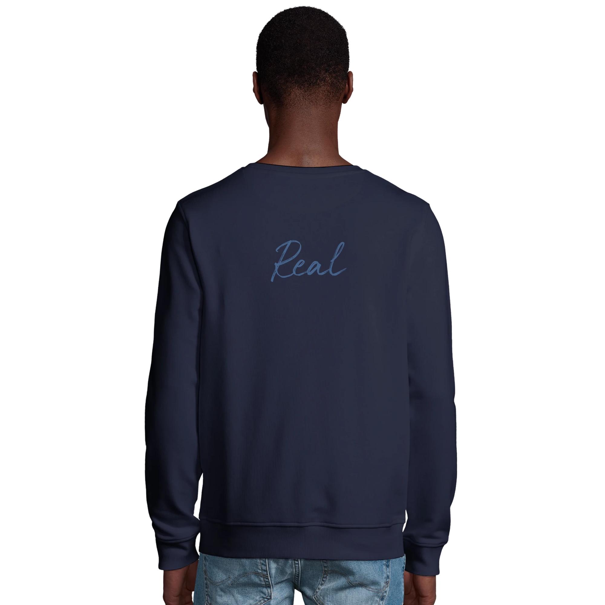 Real - "Around and Around" Sweatshirt French Navy XS 4