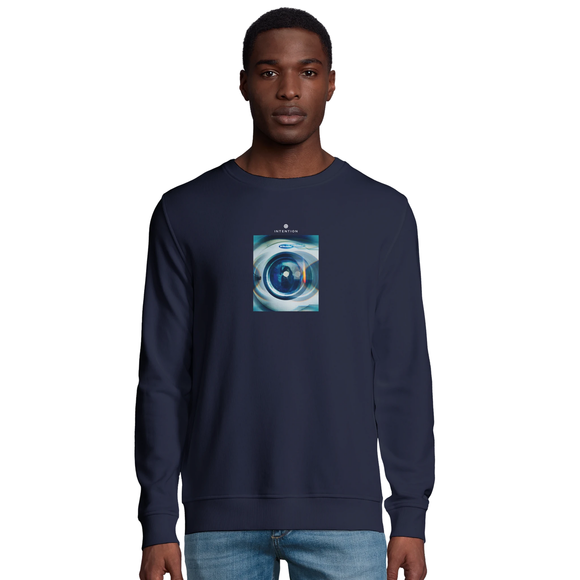 Real - "Around and Around" Sweatshirt French Navy XS 3