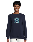 Real - "Around and Around" Sweatshirt French Navy XS 5