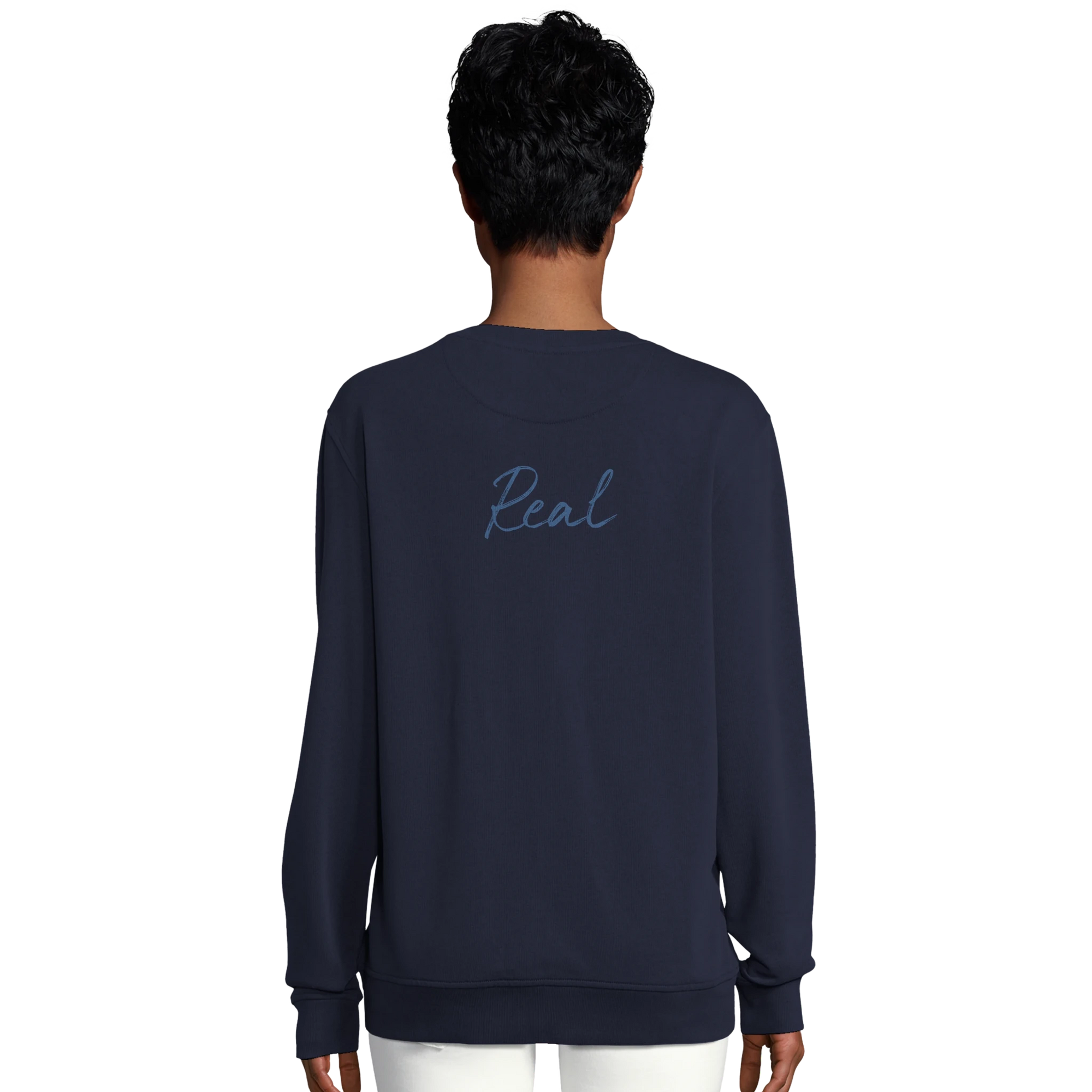 Real - "Around and Around" Sweatshirt French Navy XS 6