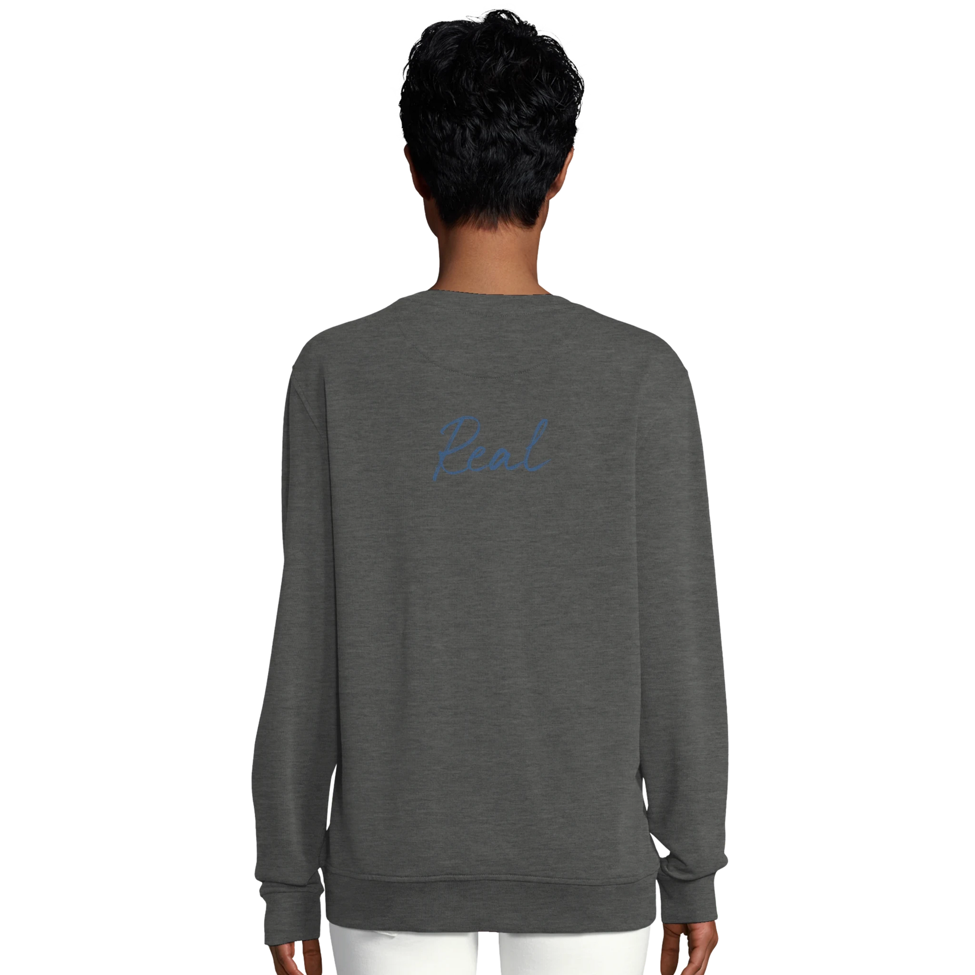 Real - "Around and Around" Sweatshirt Grey Melange XS 6