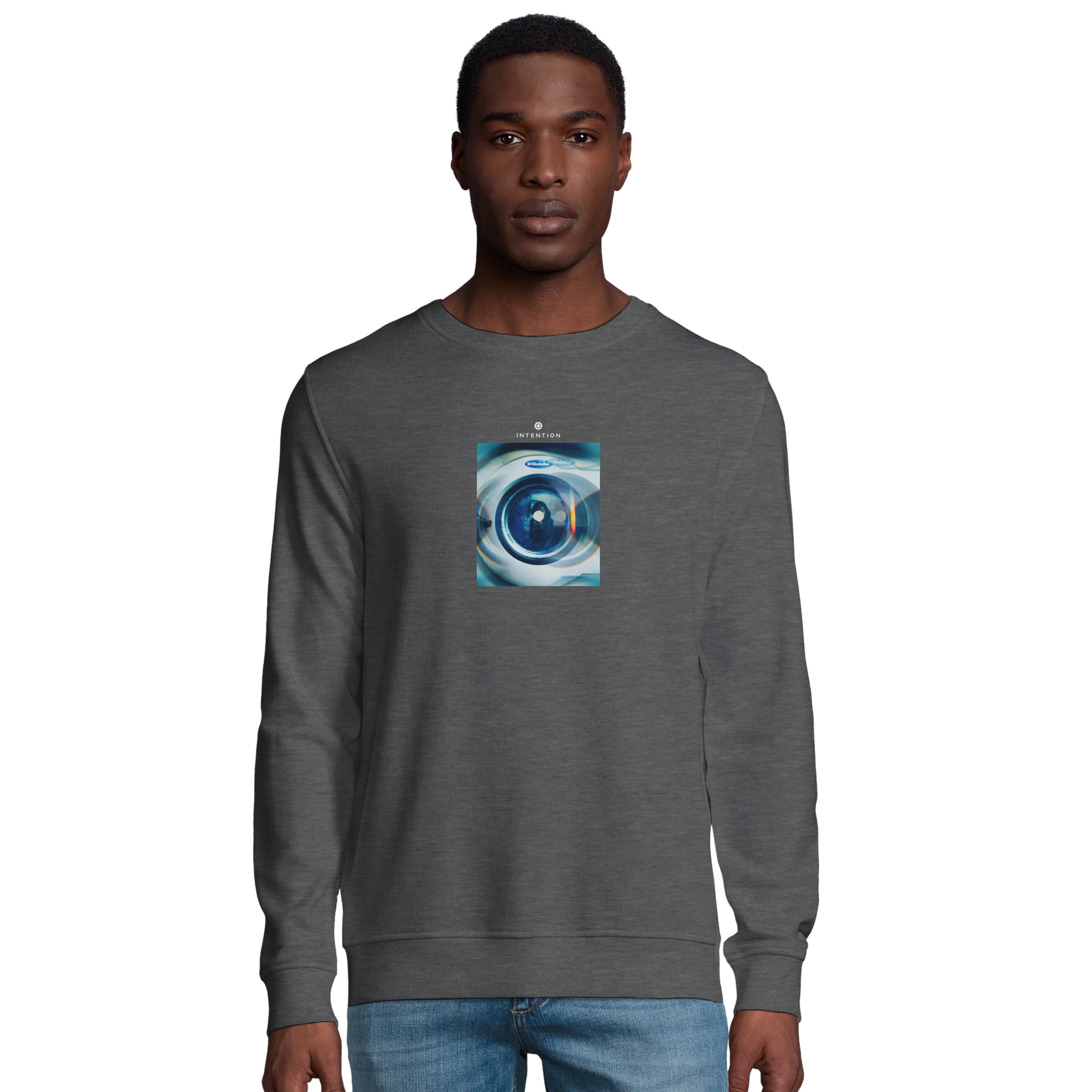 Real - "Around and Around" Sweatshirt Grey Melange XS 3