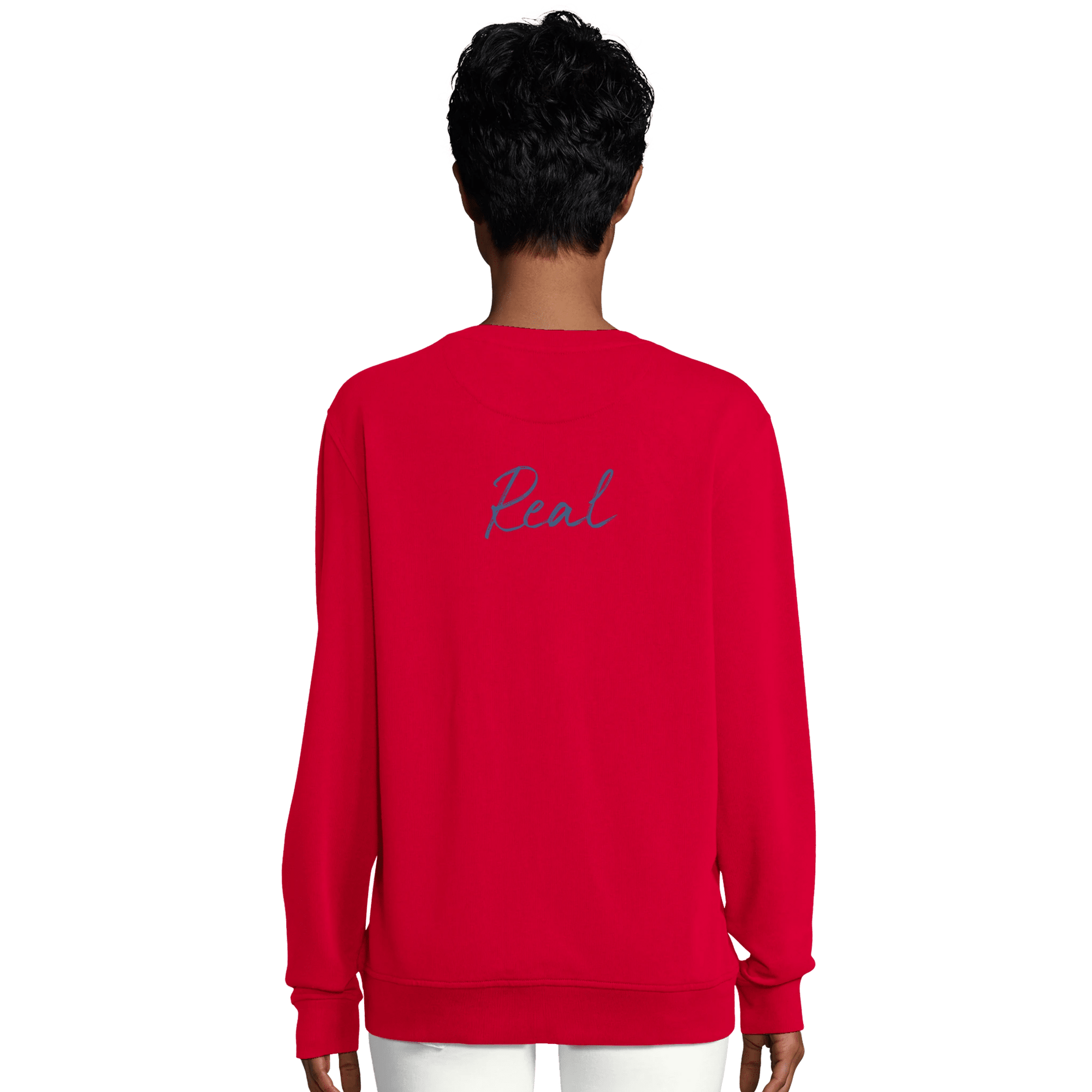 Real - "Around and Around" Sweatshirt Red XS 7