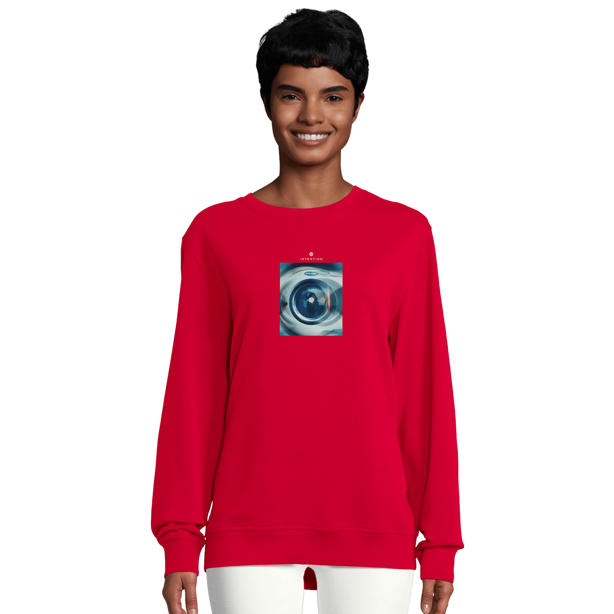 Real - "Around and Around" Sweatshirt Red XS 6